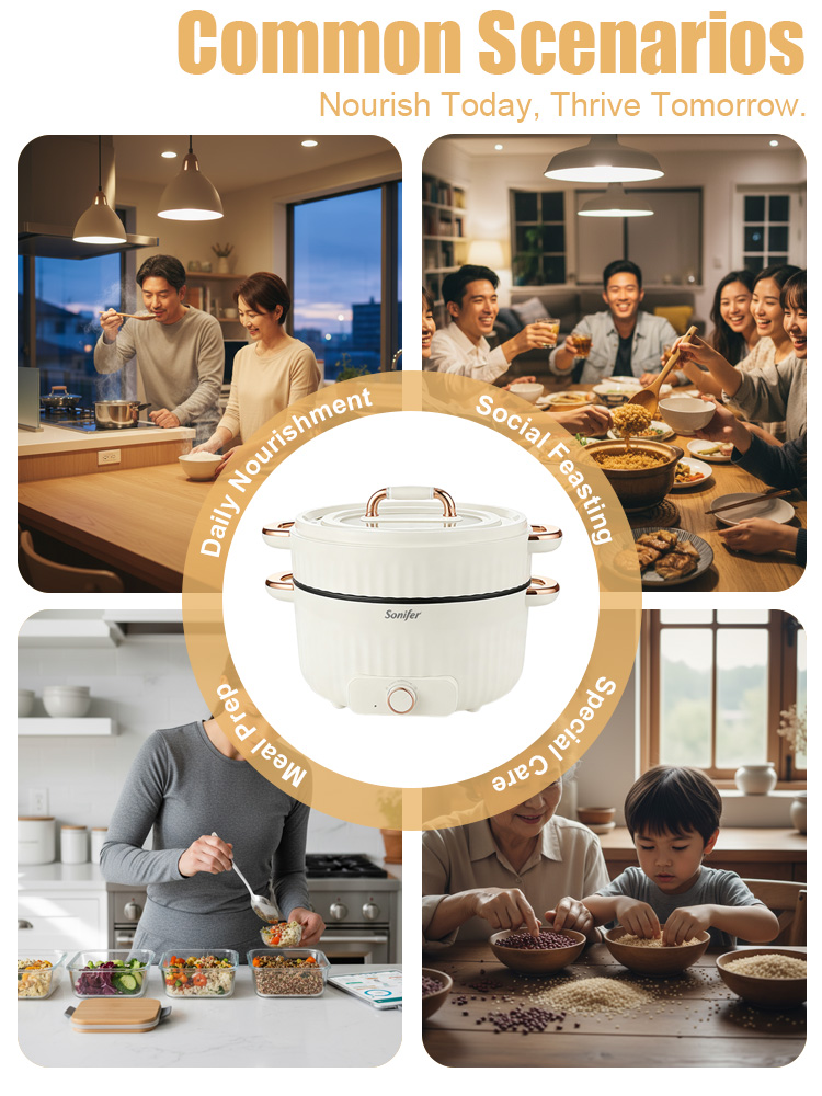 Olla Multiusos Sonifer SF-1509 - Baby Food Recipe Book reseña y precio