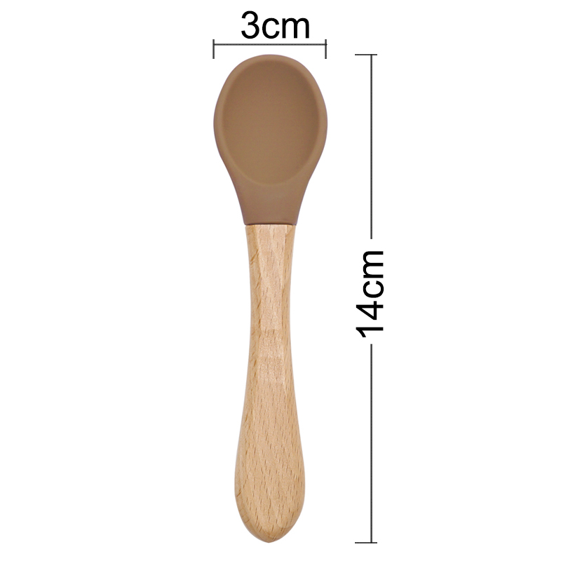 Cuchara de silicona con mango  - Baby Food Utensils reseña y precio