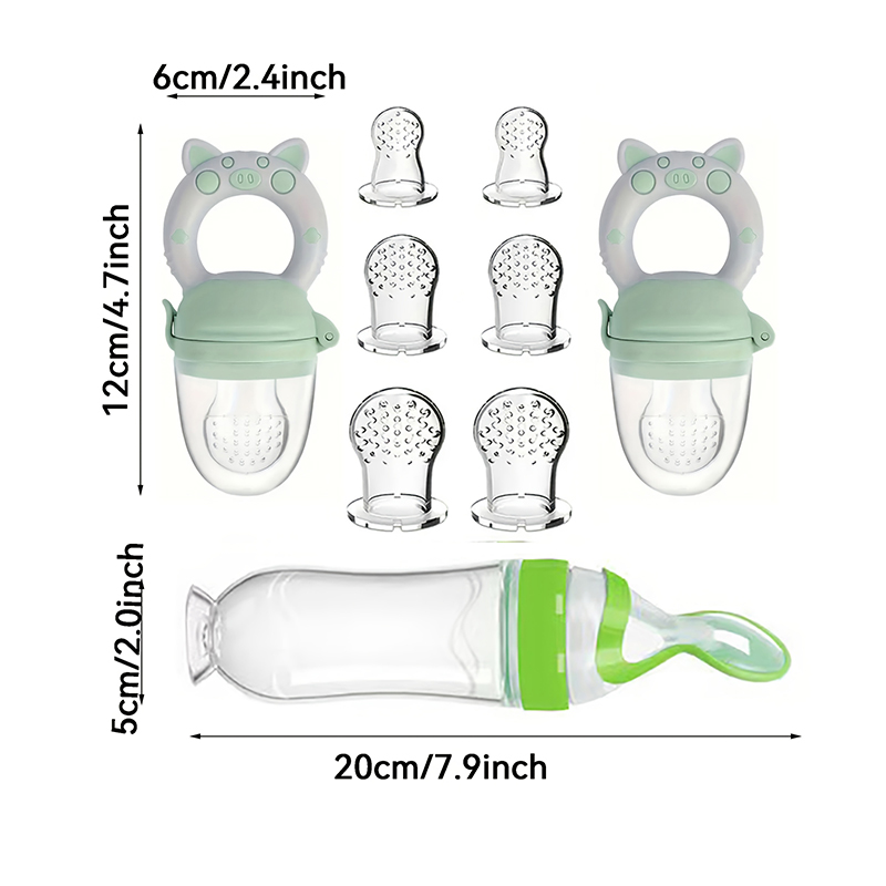 Cubiertos de alimentación de 9 - Baby Food Utensils reseña y precio