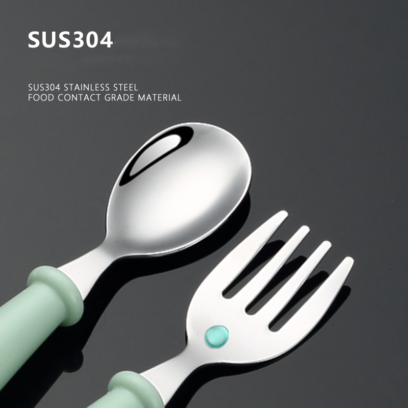 Cuchara y Tenedor de Entrenami - Baby Food Knife Set reseña y precio
