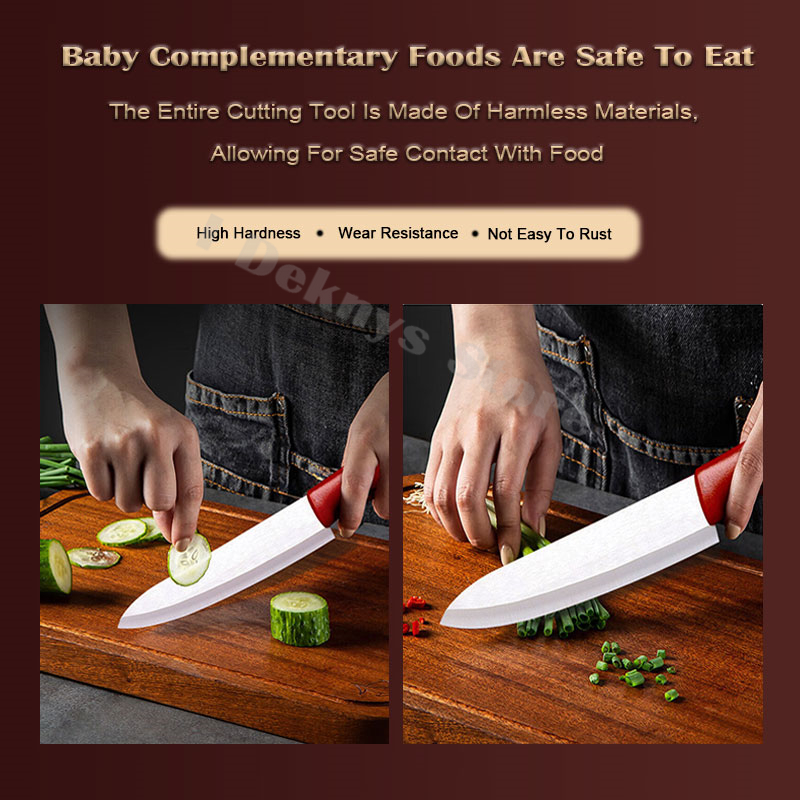 Juego de cuchillos de cerámica - Baby Food Knife Set reseña y precio