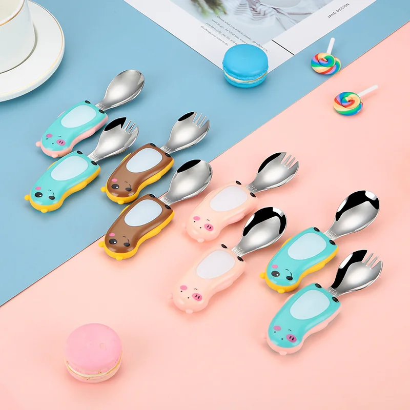 304 juego de vajilla portátil  - Baby Food Knife Set reseña y precio