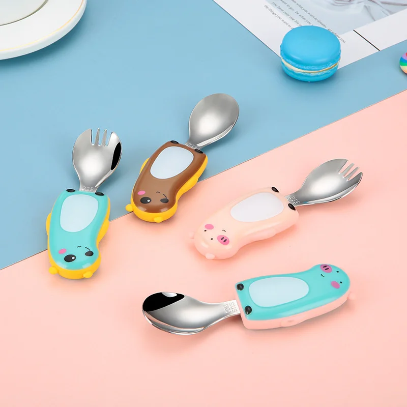 304 juego de vajilla portátil  - Baby Food Knife Set reseña y precio
