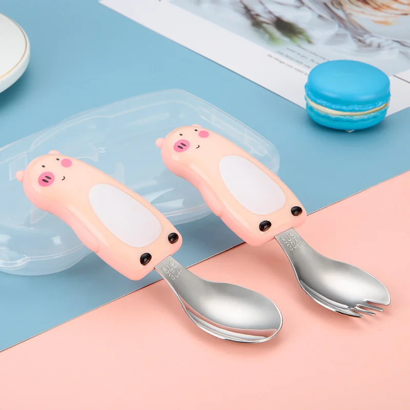 304 juego de vajilla portátil  - Baby Food Knife Set reseña y precio
