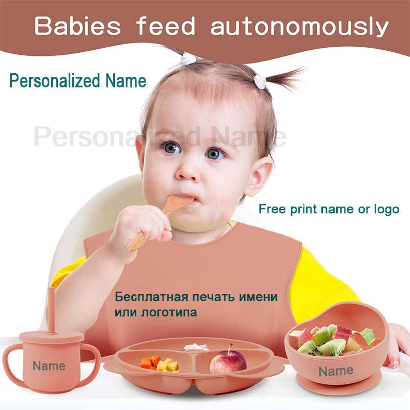 Juego de alimentación de silic - Baby Food Bowl reseña y precio